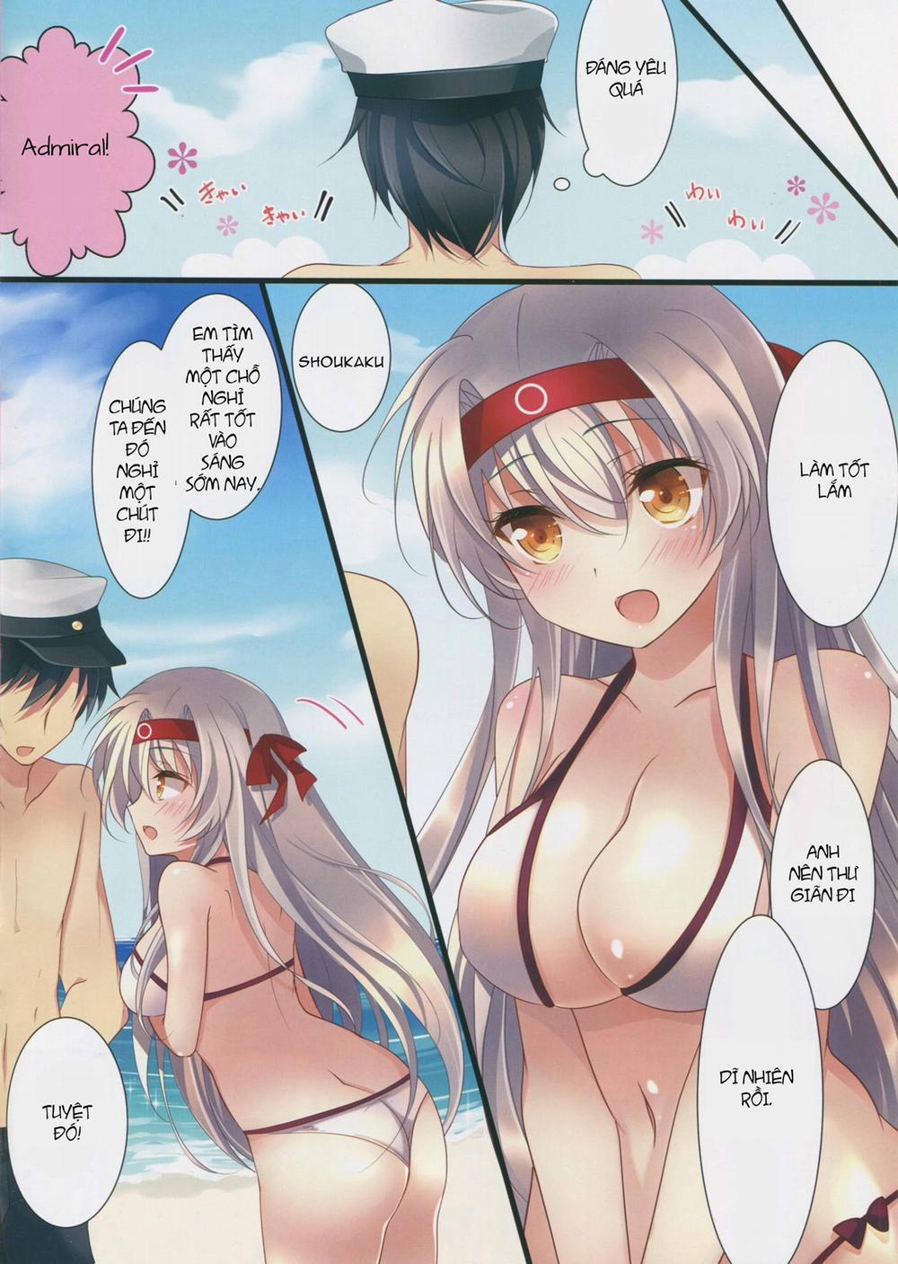 Mizugi no Shoukaku-san wa Ikaga? (Kancolle) Oneshot trang 3