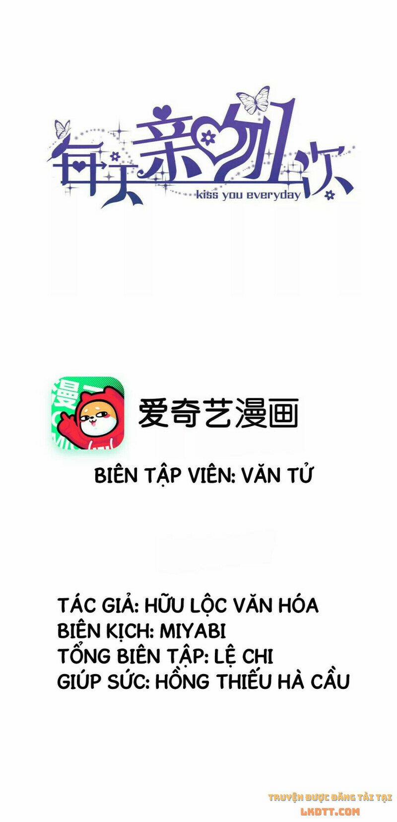 Mỗi Ngày Một Nụ Hôn 1 trang 1