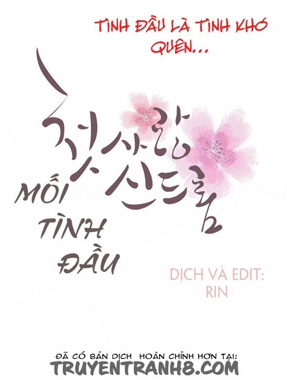 Mối tình đầu 1 trang 1