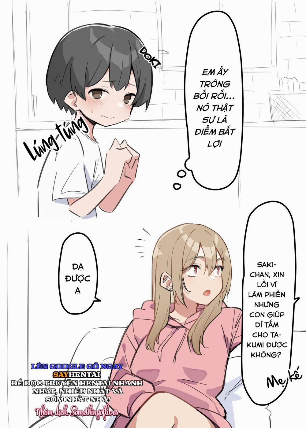 Mối tình với em trai kế 1 trang 1