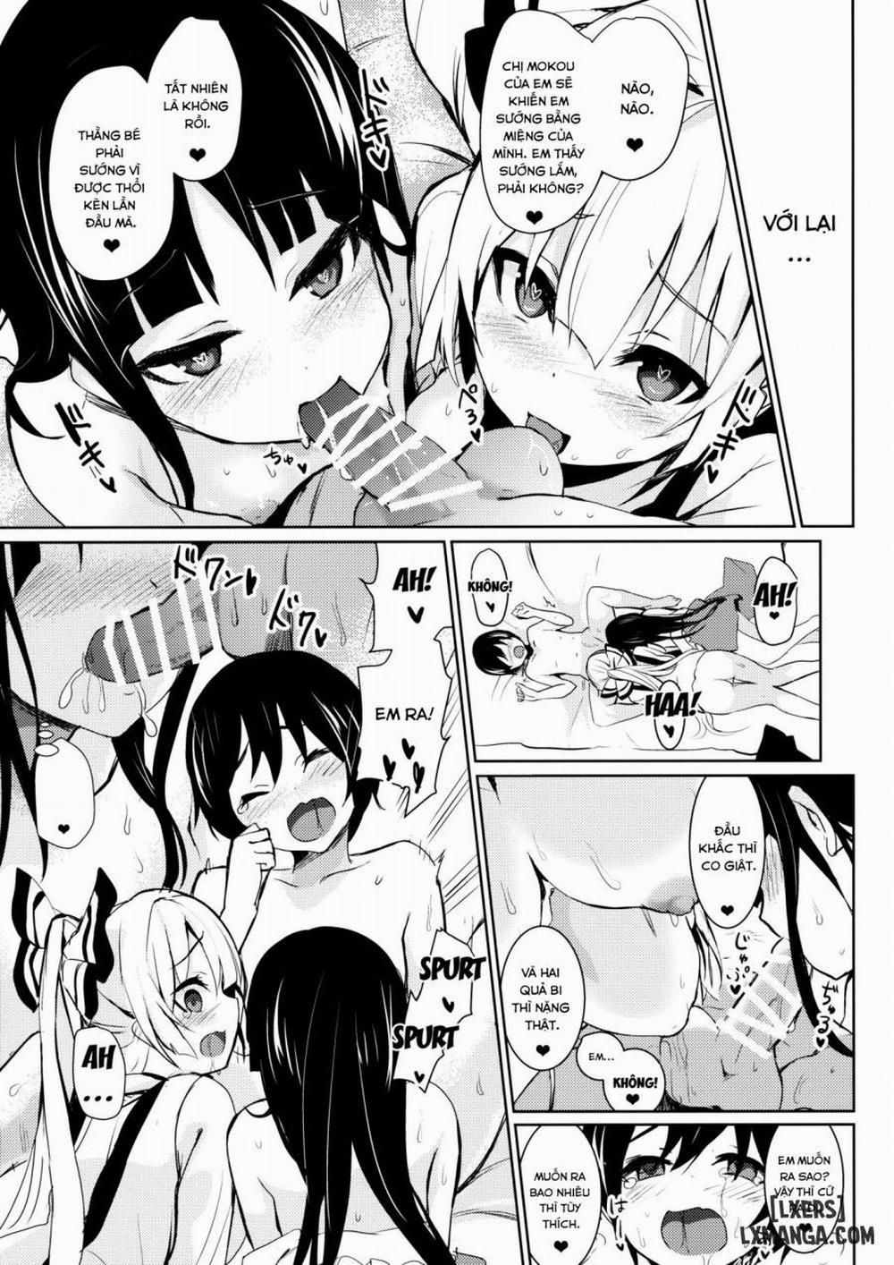 Mokou Onee-chan-tachi to Shota ga Ecchi Suru Hon Oneshot trang 5