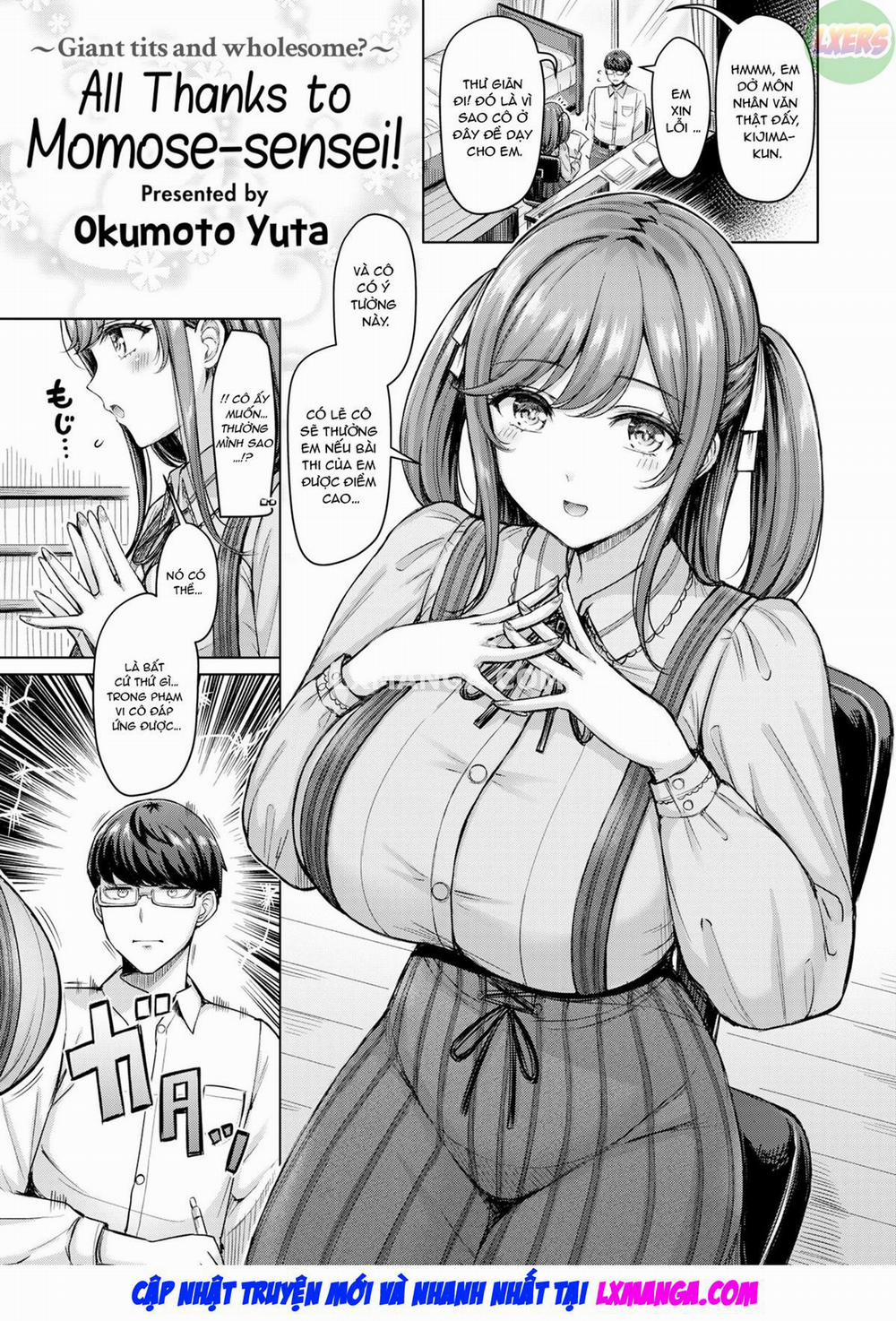 Momose Sensei no Okagedesu! Oneshot trang 1