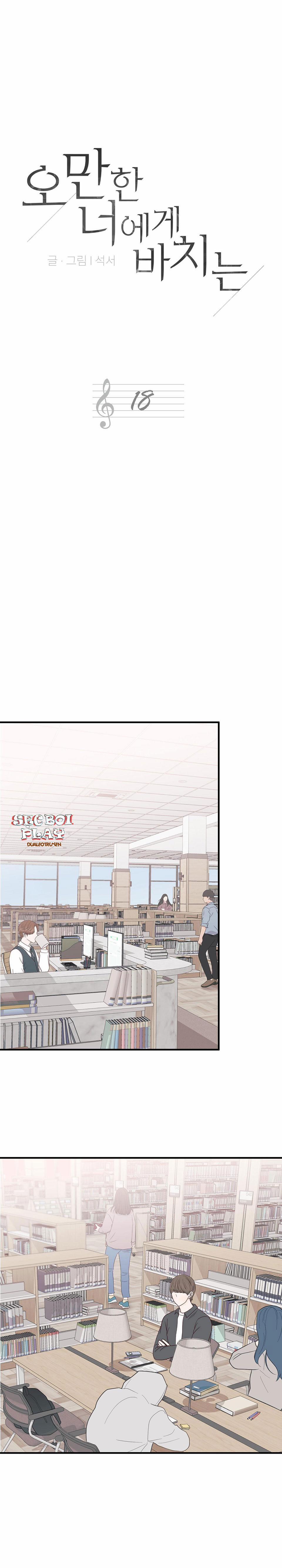 Món Quà Dành Cho Kẻ Ngạo Mạn 18 trang 1