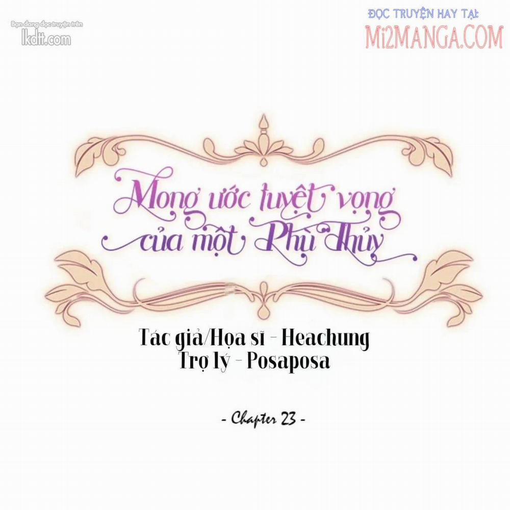 Mong Ước Tuyệt Vọng Của Một Phù Thủy 23 trang 0