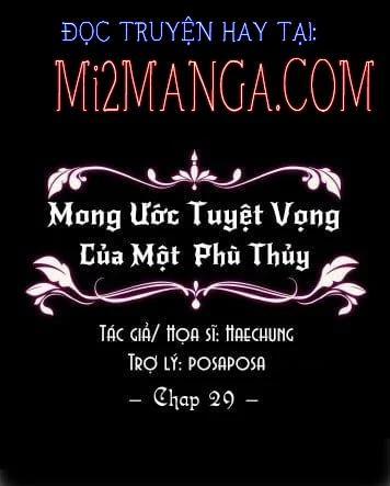 Mong Ước Tuyệt Vọng Của Một Phù Thủy 29 trang 0