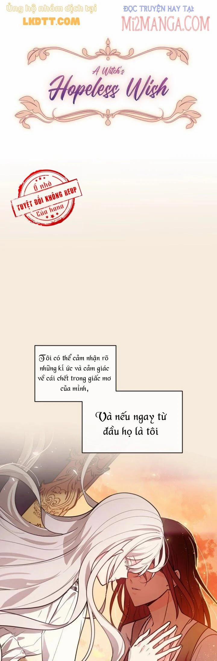 Mong Ước Tuyệt Vọng Của Một Phù Thủy 37 trang 1
