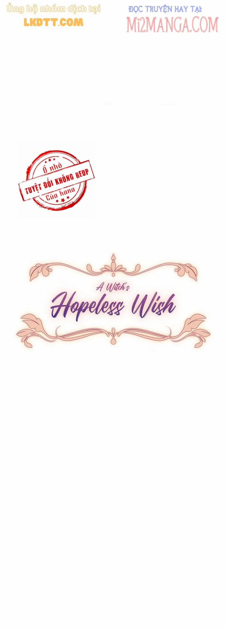 Mong Ước Tuyệt Vọng Của Một Phù Thủy 39 trang 8