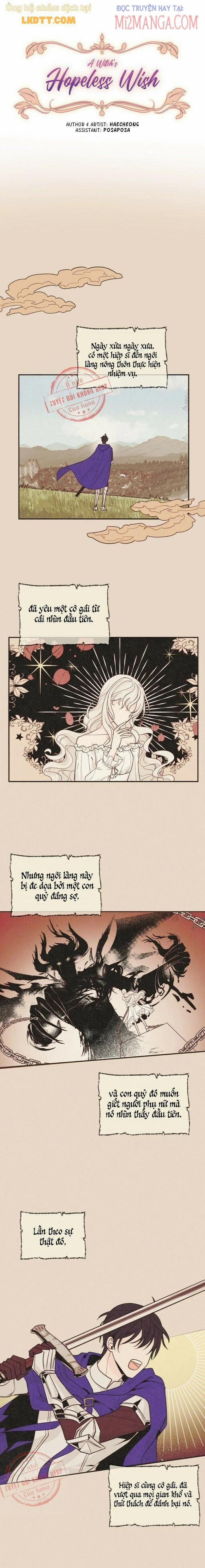 Mong Ước Tuyệt Vọng Của Một Phù Thủy 40 trang 1