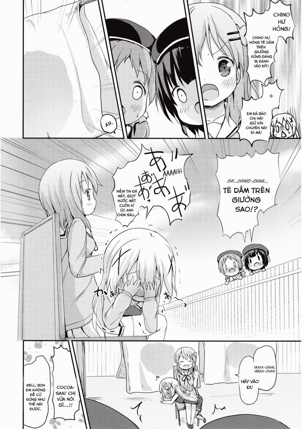 Moshikashite, Chino-chan Onesho Shichatta no?? (Gochuumon wa Usagi desu ka?) Oneshot trang 12