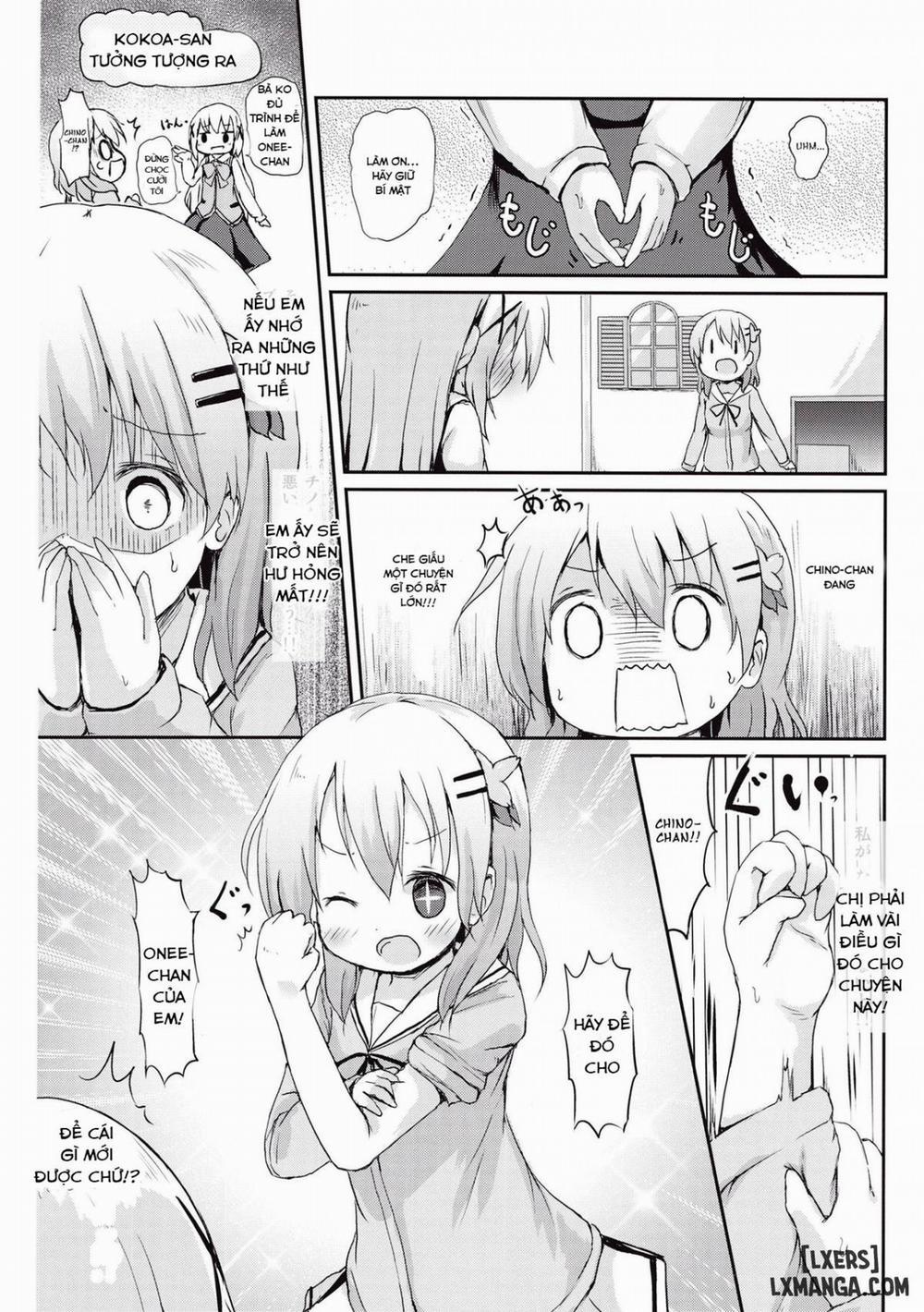 Moshikashite, Chino-chan Onesho Shichatta no Oneshot trang 9