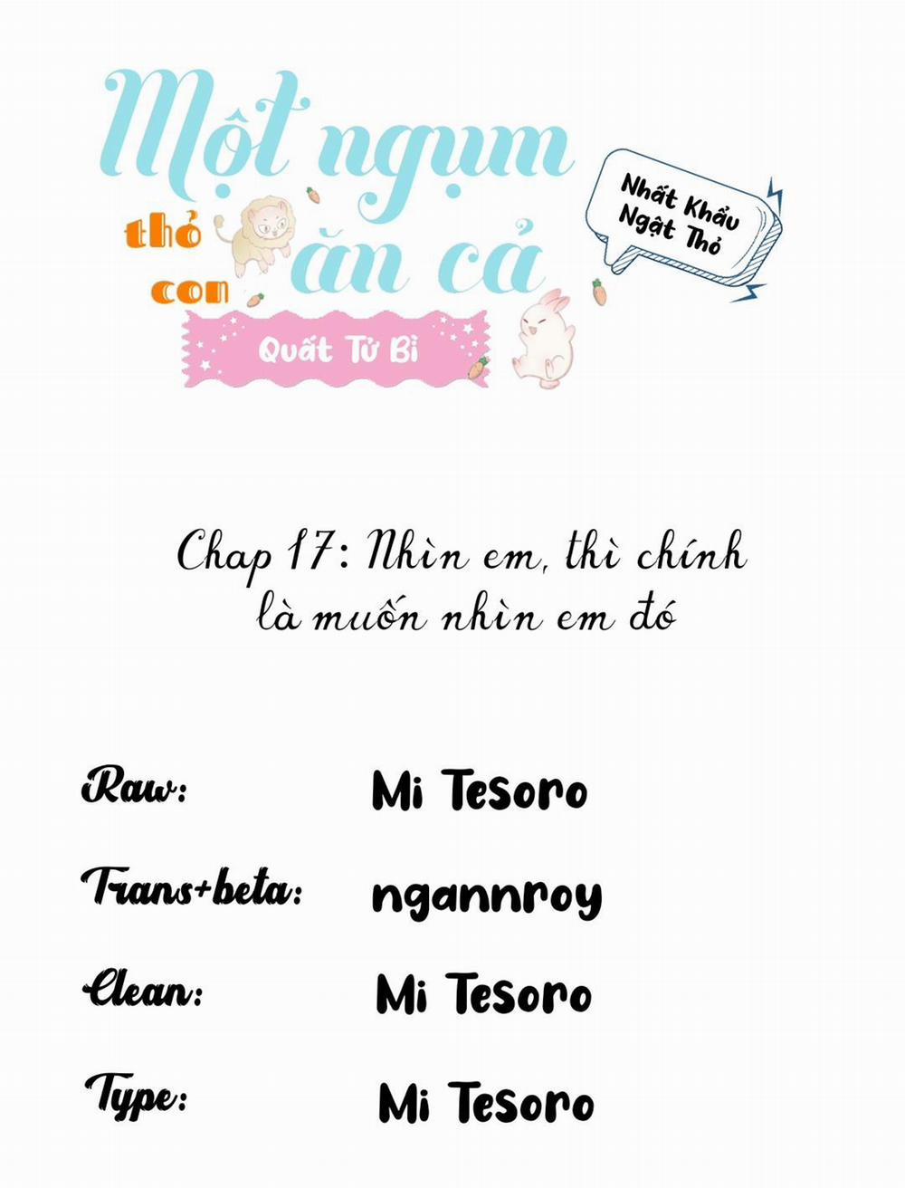 Một Ngụm Ăn Cả Thỏ Con 17 trang 0