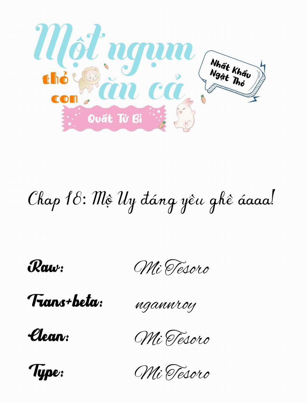 Một Ngụm Ăn Cả Thỏ Con 18 trang 0