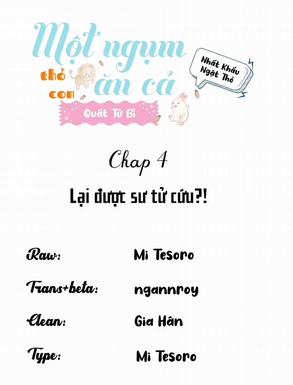 Một Ngụm Ăn Cả Thỏ Con 4 trang 0