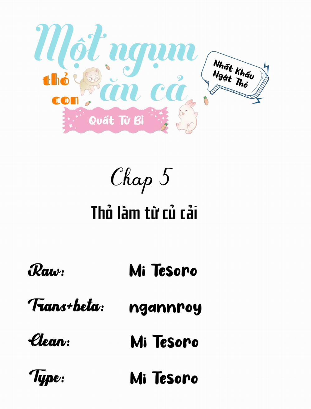 Một Ngụm Ăn Cả Thỏ Con 5 trang 0