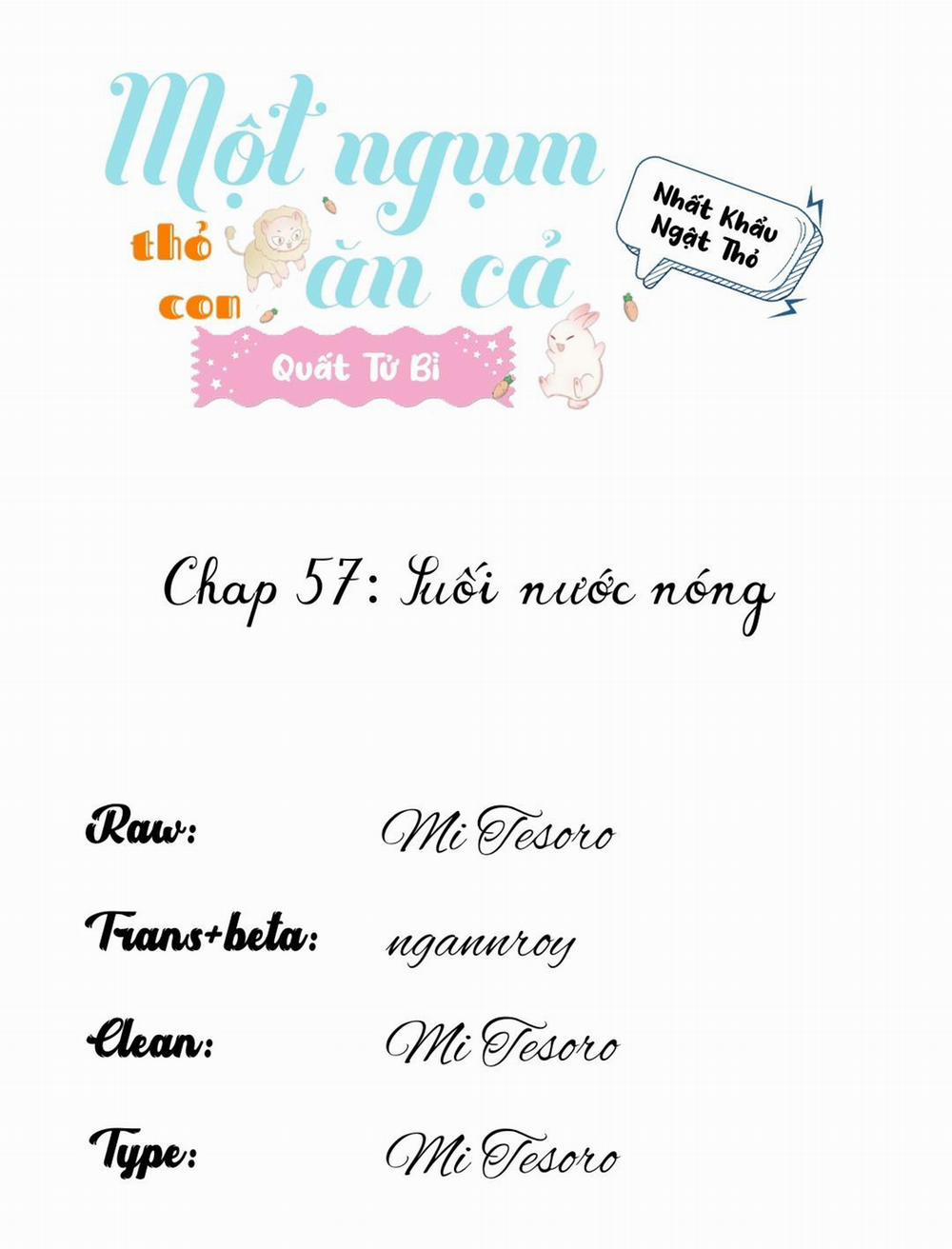 Một Ngụm Ăn Cả Thỏ Con 57 trang 0