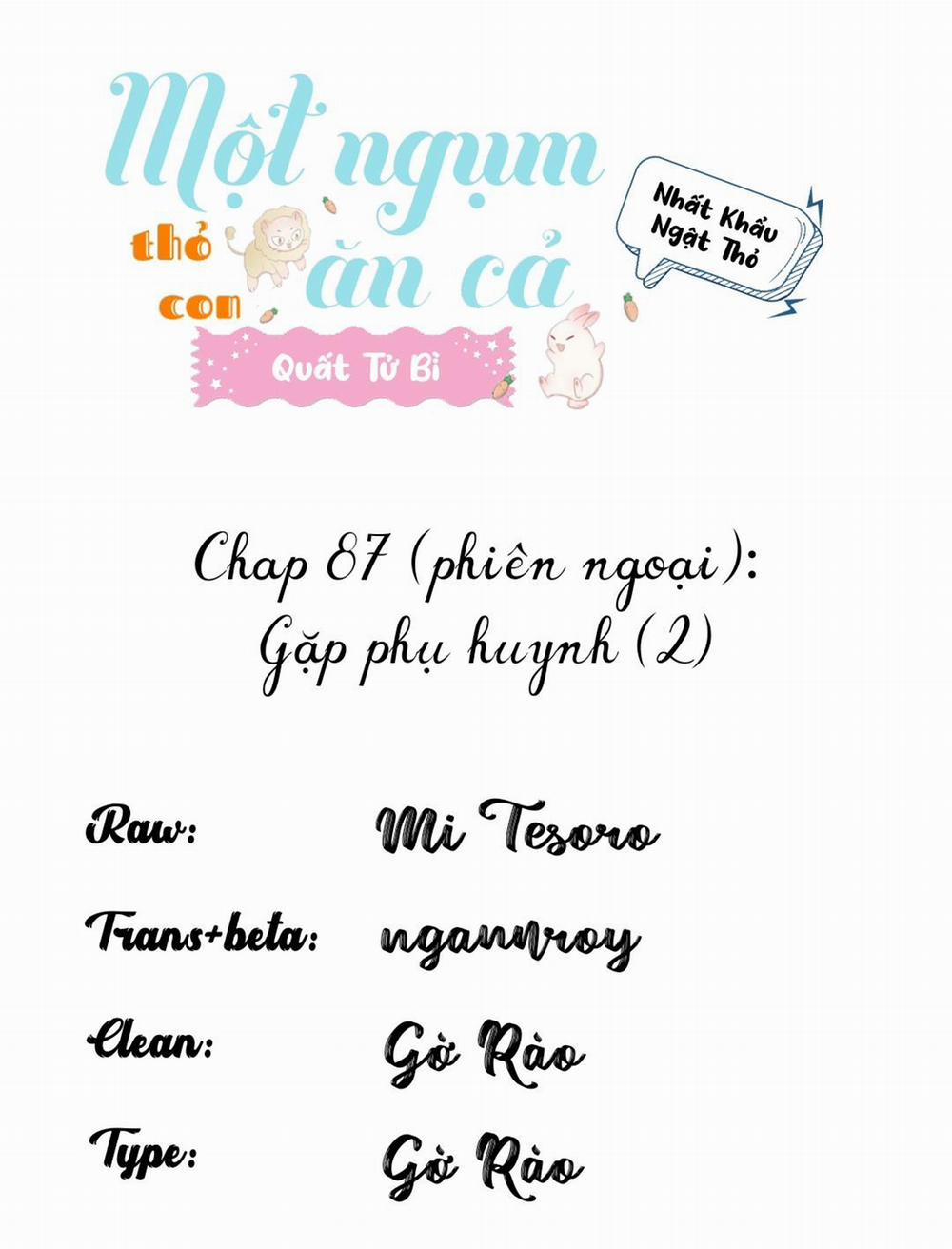 Một Ngụm Ăn Cả Thỏ Con 87 trang 0