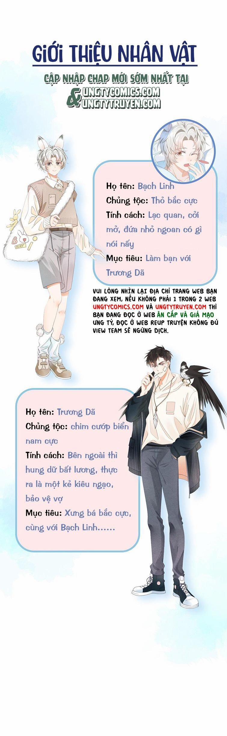 Một Ngụm Nuốt Trọn Thỏ Con 0 Giới thiệu nhân vật trang 0
