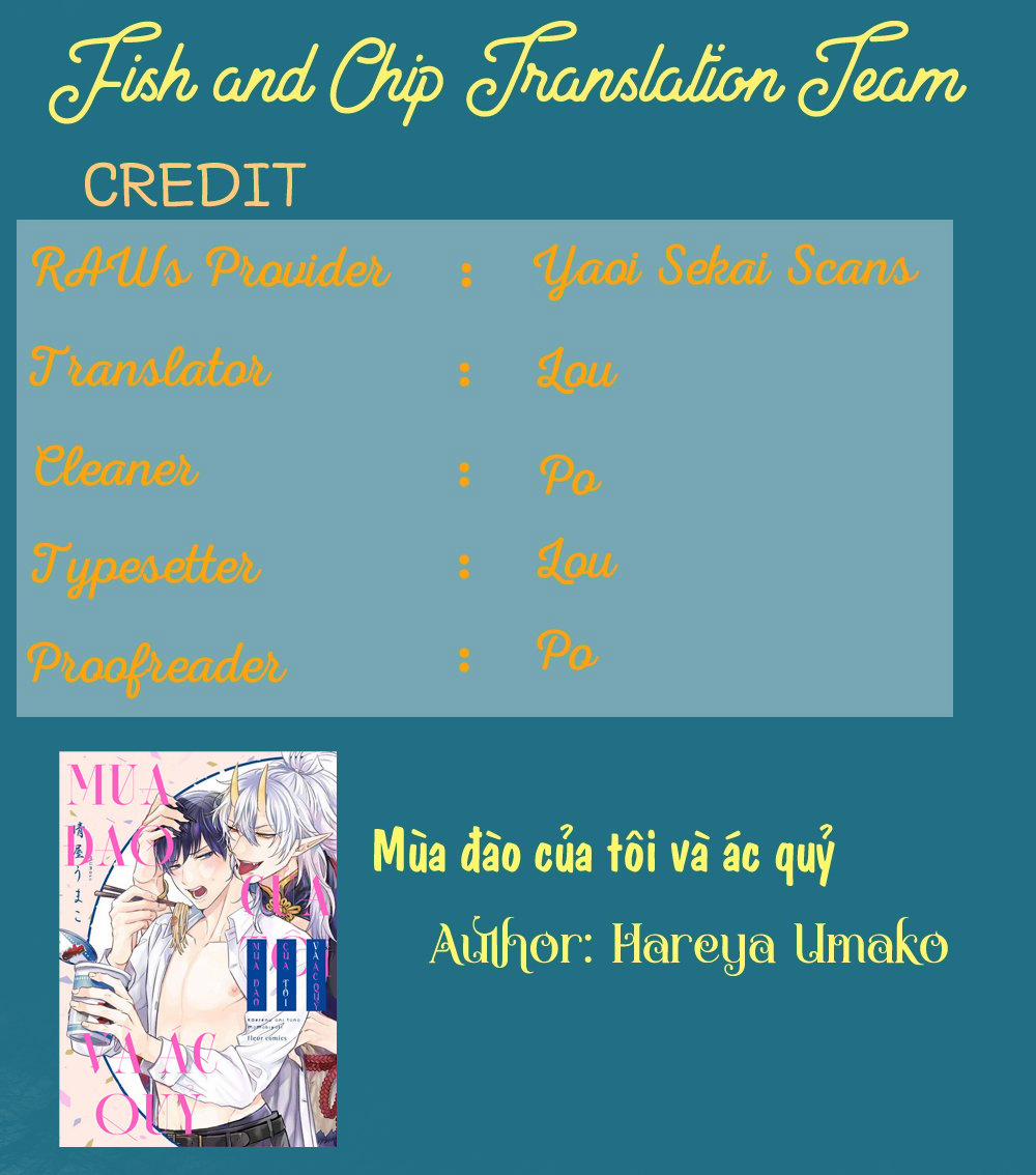 Mùa Đào Của Tôi Và Ác Quỷ 1 trang 2