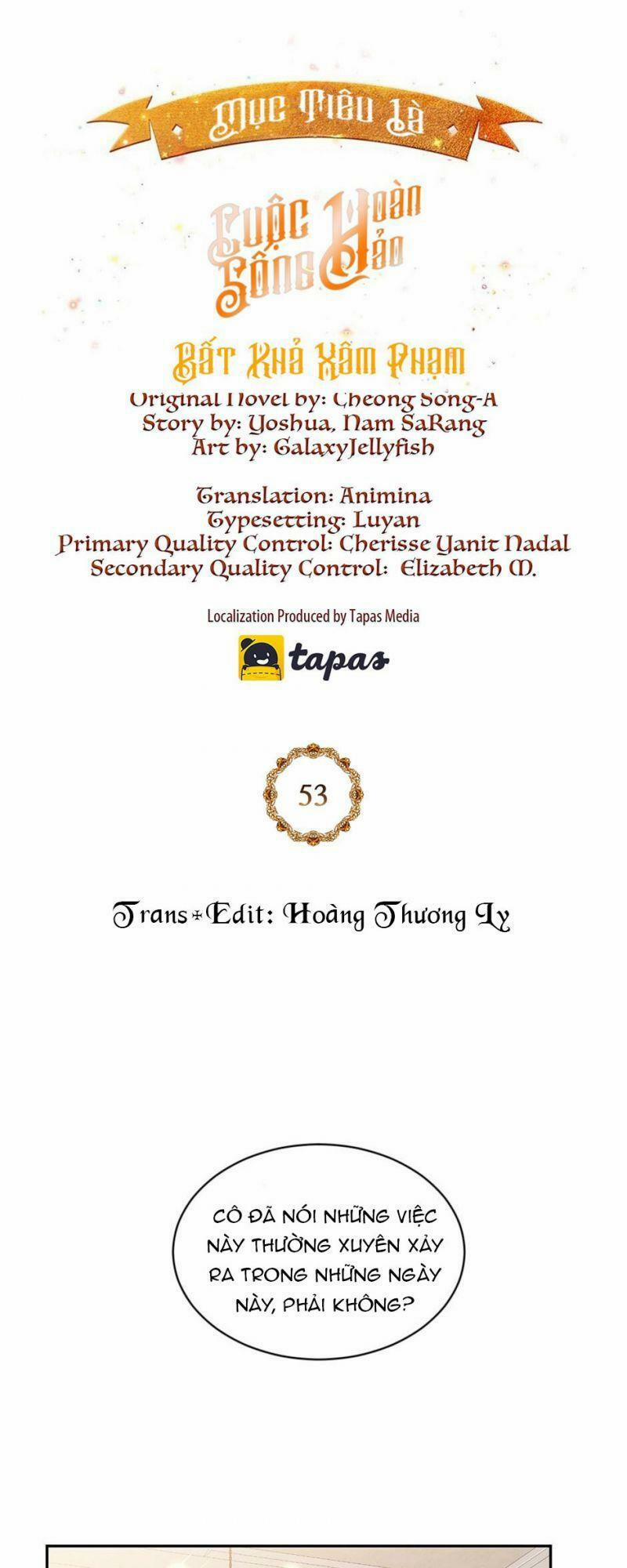 Mục Tiêu Là Cuộc Sống Hoàn Hảo Bất Khả Xâm Phạm 53 trang 0