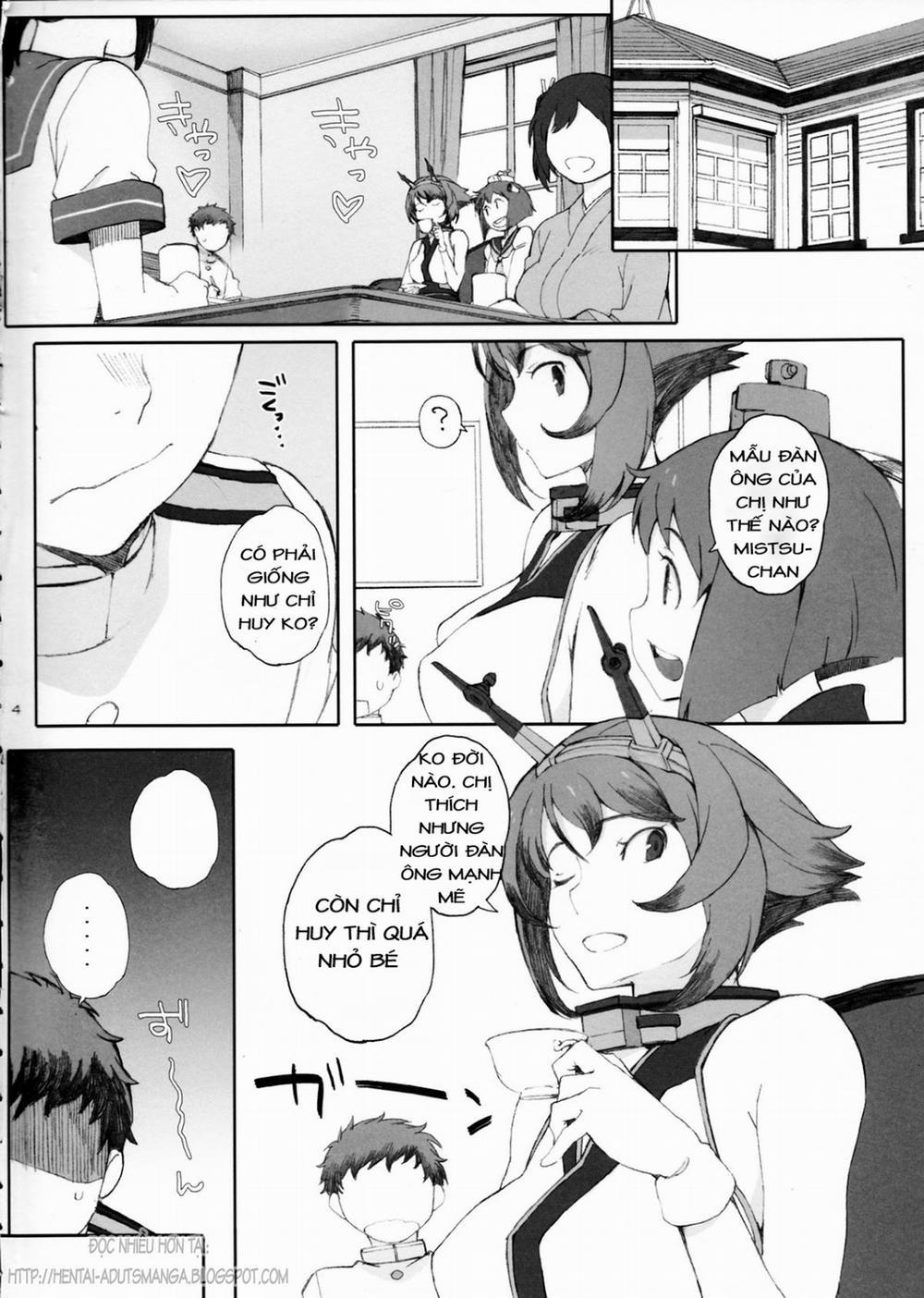 Mucchan To Chicchai Teitoku (Kancolle) Oneshot trang 3
