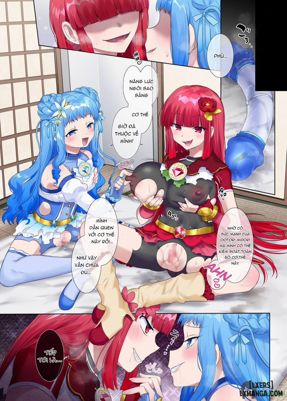 Mugen Seiki EX-Phantom season 2 ~Kokoro o Otosareru Hiiro no Mahou Shoujo~ Oneshot trang 56