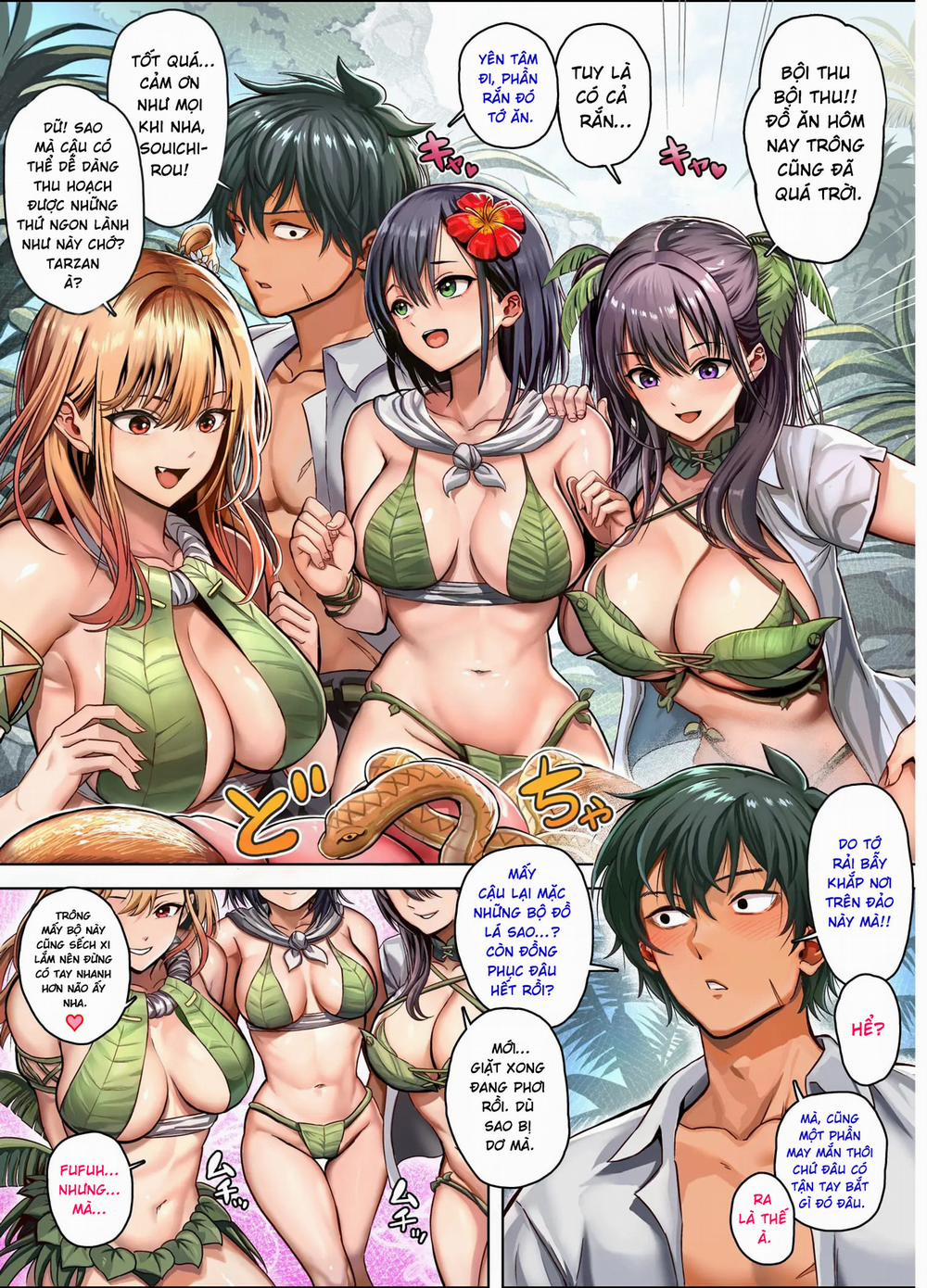Mujintou Sounans Harem Phần manga trang 8