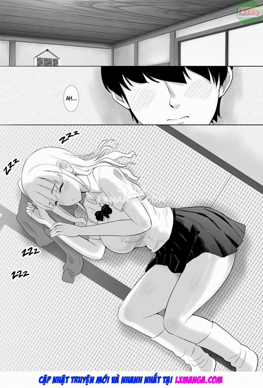 Mukuchi na Jitome Gal to Futarikiri no Bushitsu de Bunkabu Nanoni Asedaku Nakadashi Sex na Houkago Oneshot trang 10