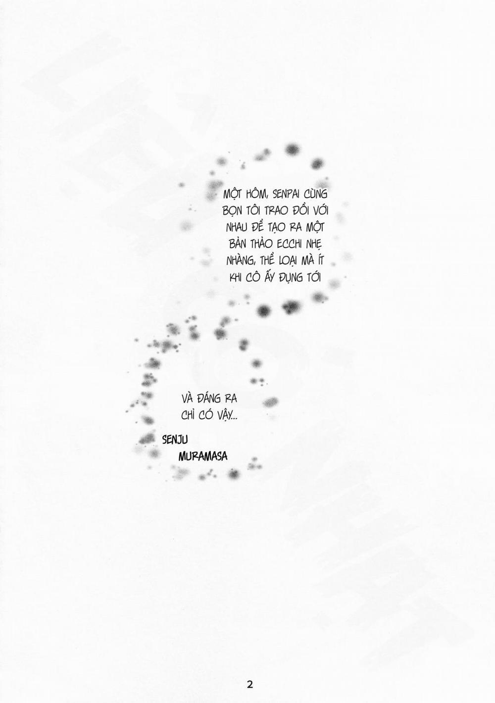 Muramasa-senpai no Ero Light Novel Shuzai Oneshot trang 2