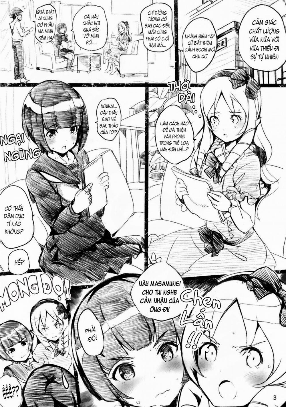 Muramasa-senpai no Ero Light Novel Shuzai Oneshot trang 3
