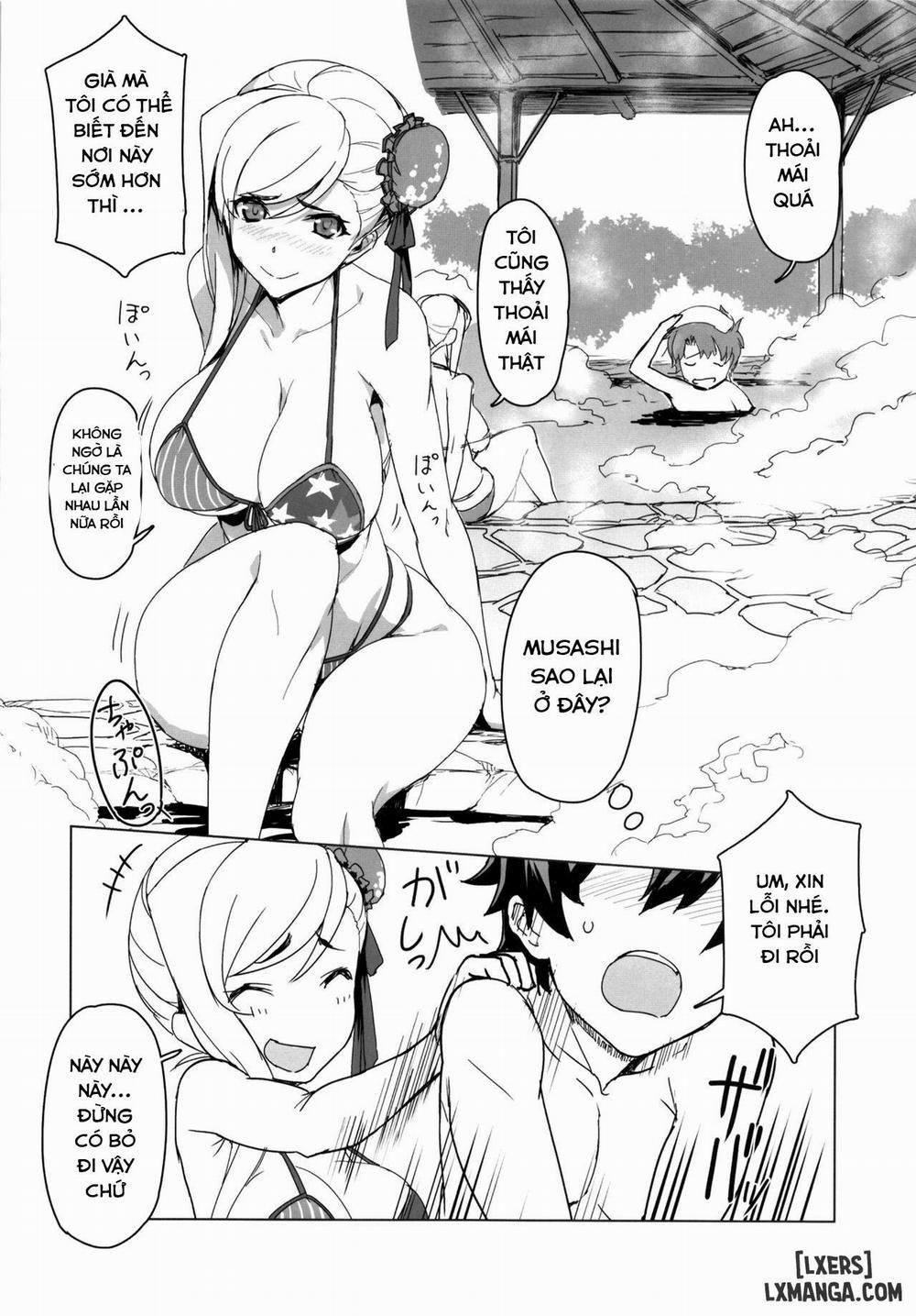 Musashi-chan to Onsen de Eroikoto-suru Oneshot trang 10