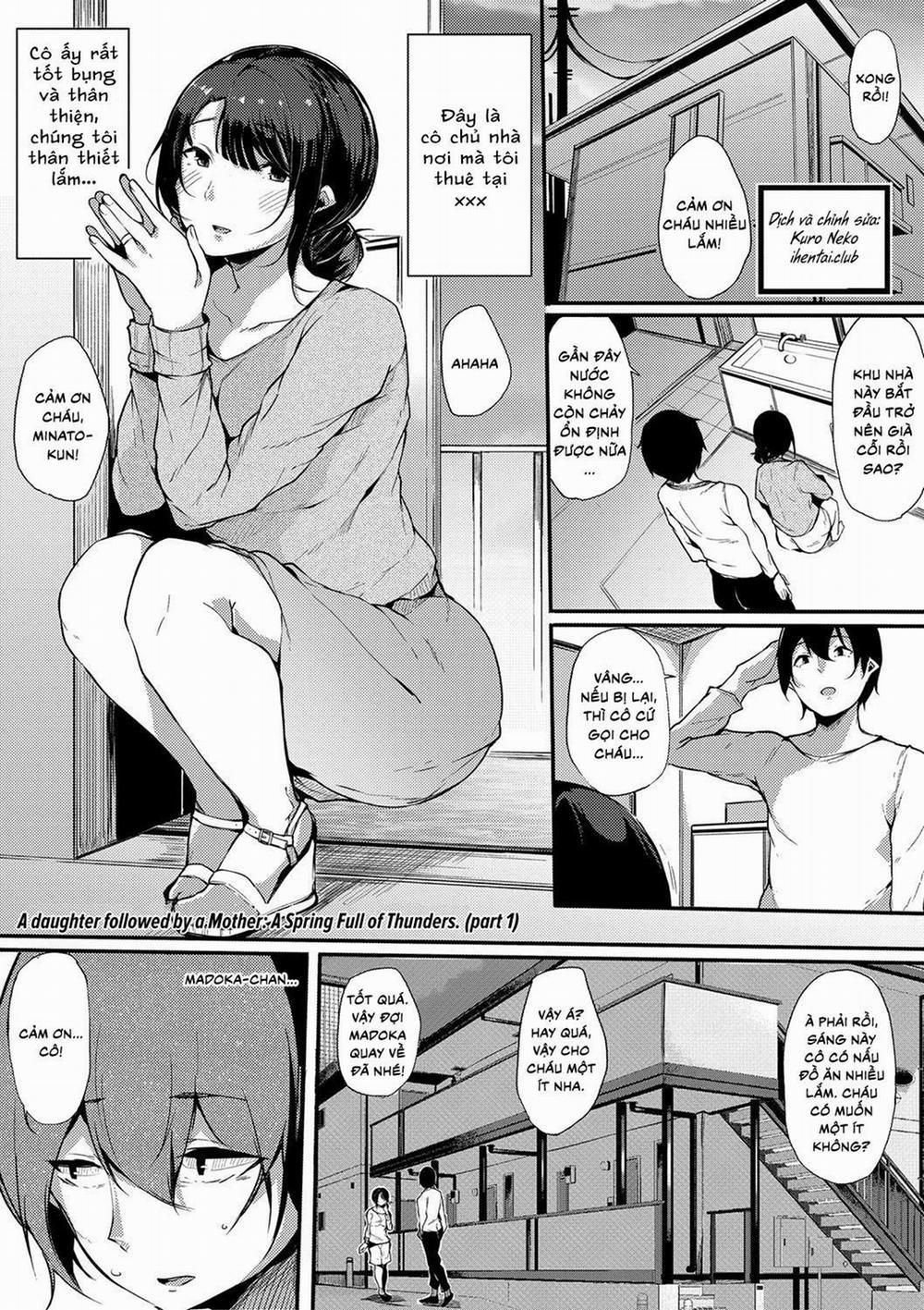 Musume Nochi Haha, Tokoroniyori Shunrai Zenpen Oneshot trang 0