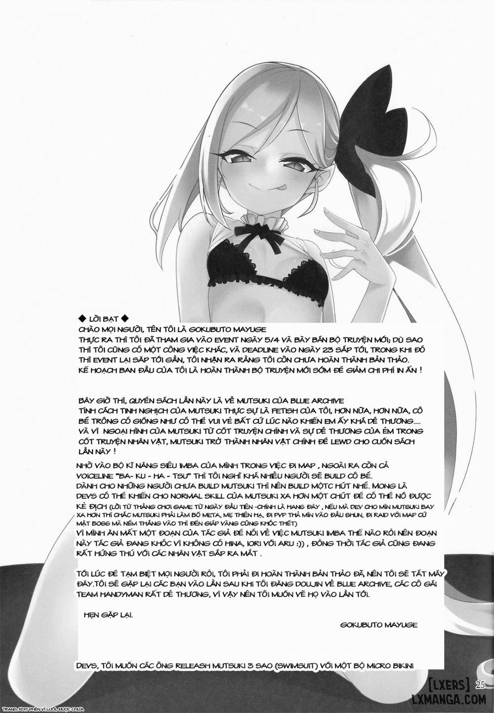 Mutsuki Itazura One Day Oneshot trang 24