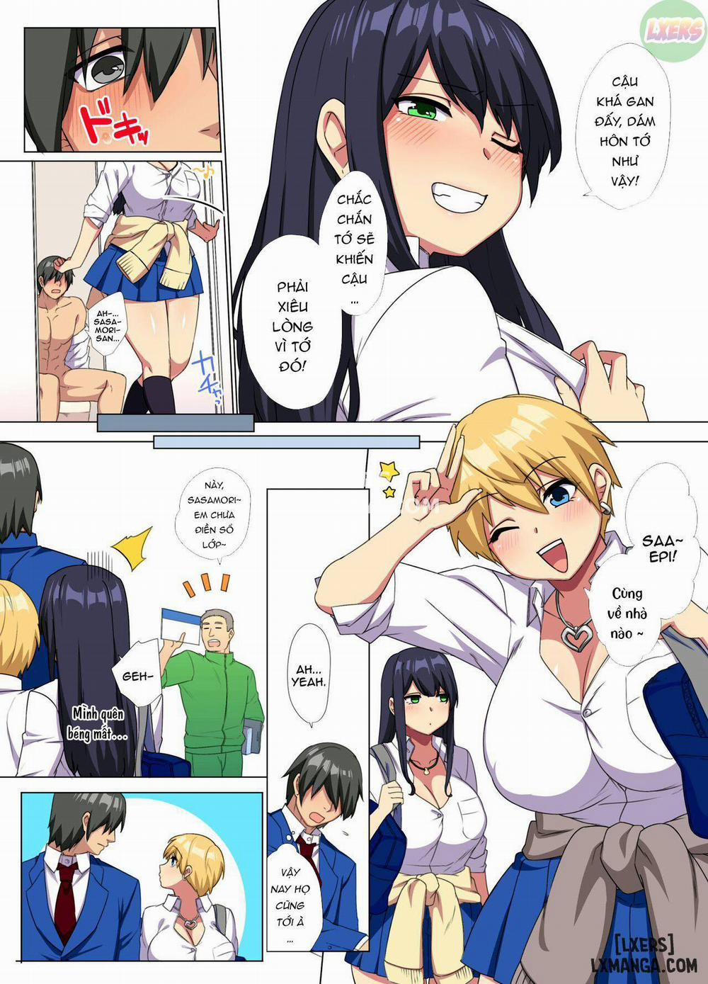 My Big Cock Is Getting Squeezed By Huge Breasted Bitch Gals!! 2 Oneshot trang 23