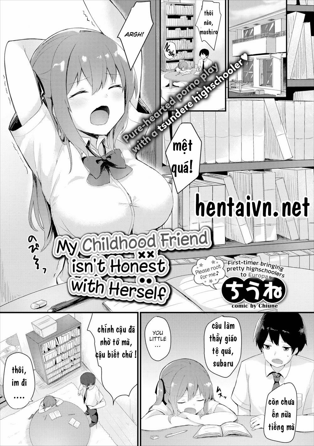 My Childhood Friend Isn’t Honest with Herself Oneshot trang 0