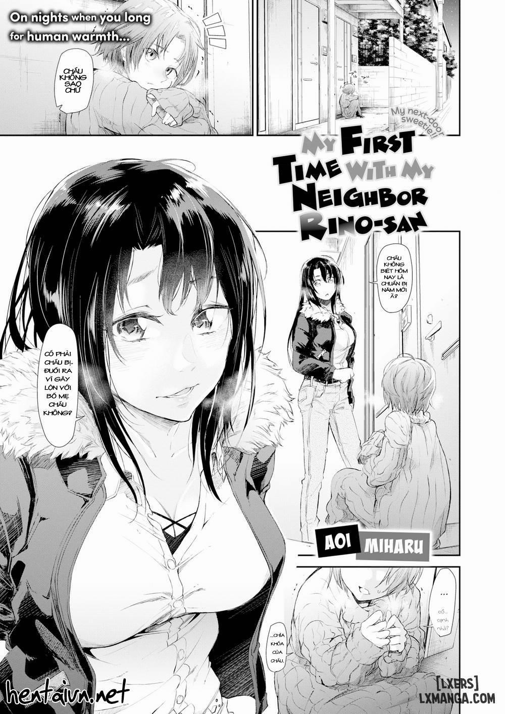 My First Time With My Neighbor Rino-san Oneshot trang 0