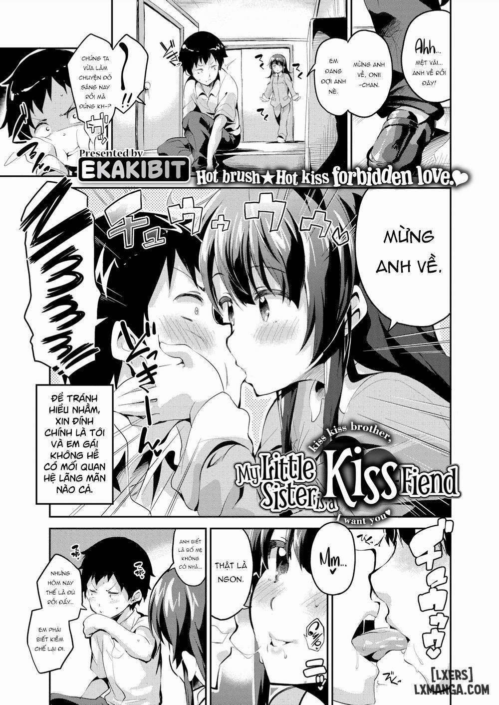 My Little Sister Is a Kiss Fiend Oneshot trang 0