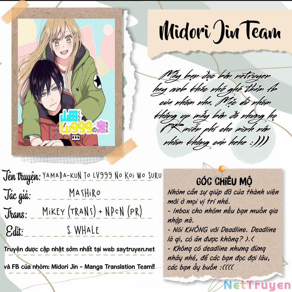 My Lv999 Love For Yamada-Kun 29 trang 2