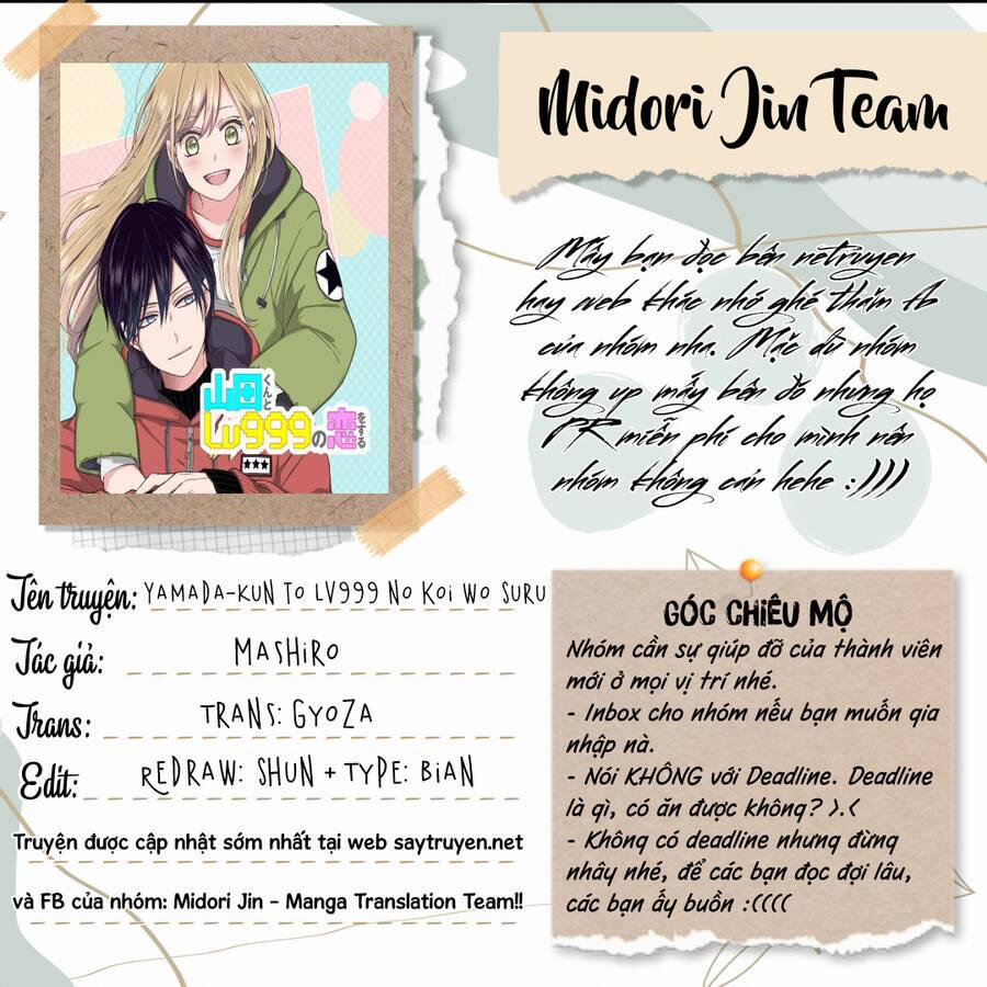 My Lv999 Love For Yamada-Kun 80 trang 1