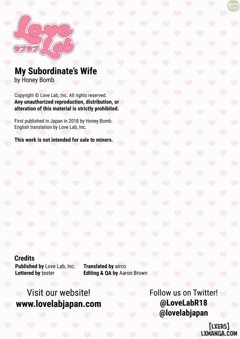 My Subordinate's Wife Oneshot trang 1