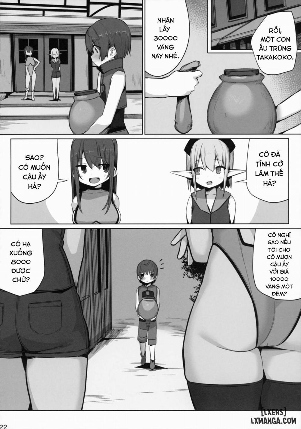 Namaiki na Shota ni wa Ecchi na Onee-san o! Isekai Oneshot trang 23