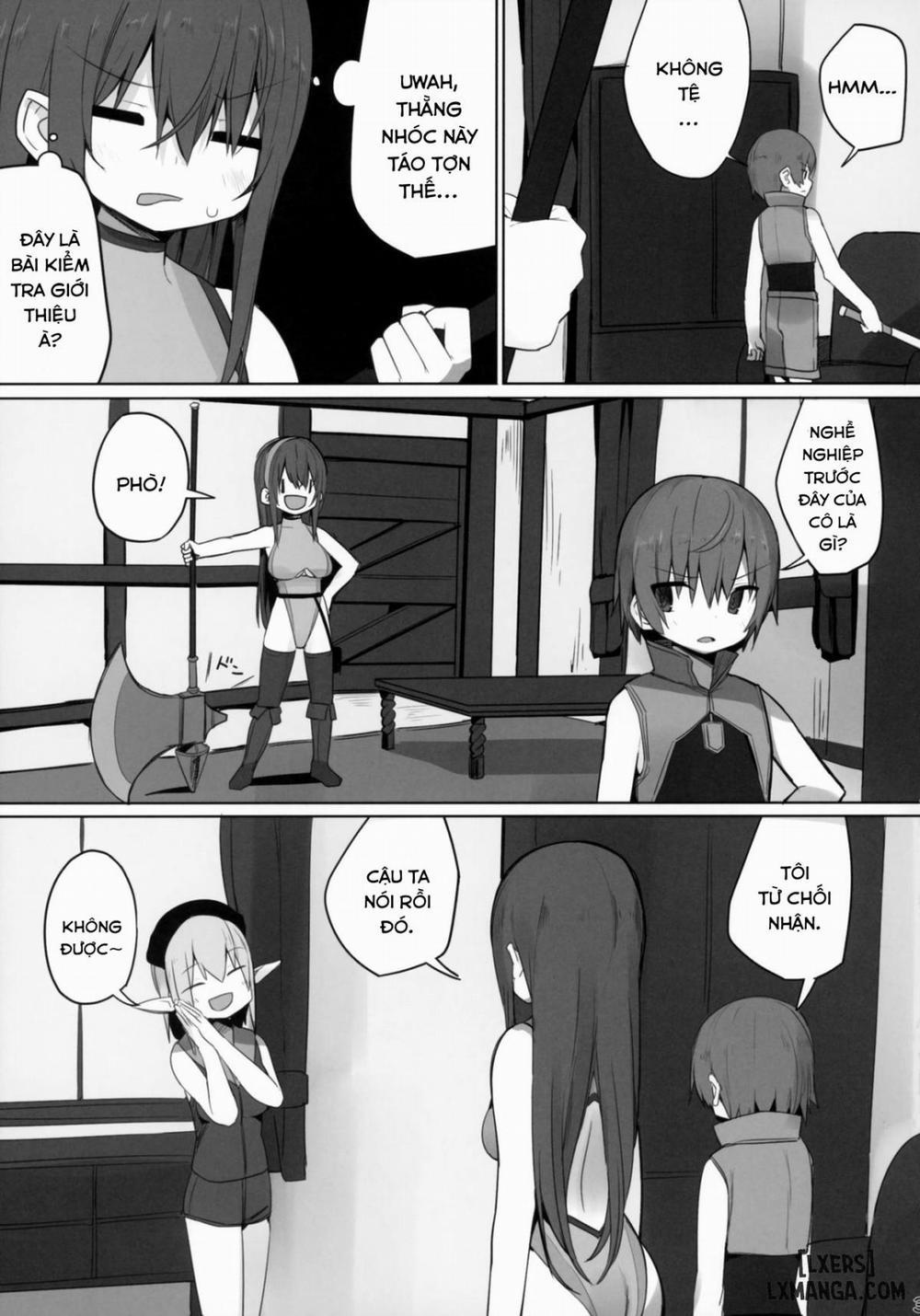 Namaiki na Shota ni wa Ecchi na Onee-san o! Isekai Oneshot trang 4