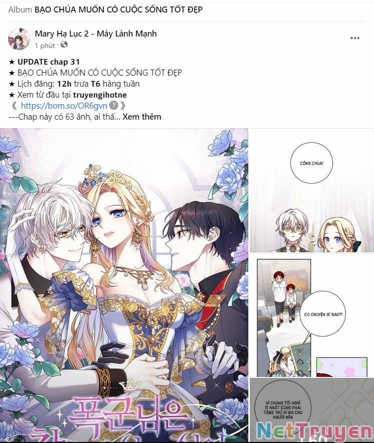 Nàng Bạo Chúa Muốn Có Một Cuộc Sống Hạnh Phúc Hơn! 31.1 trang 0