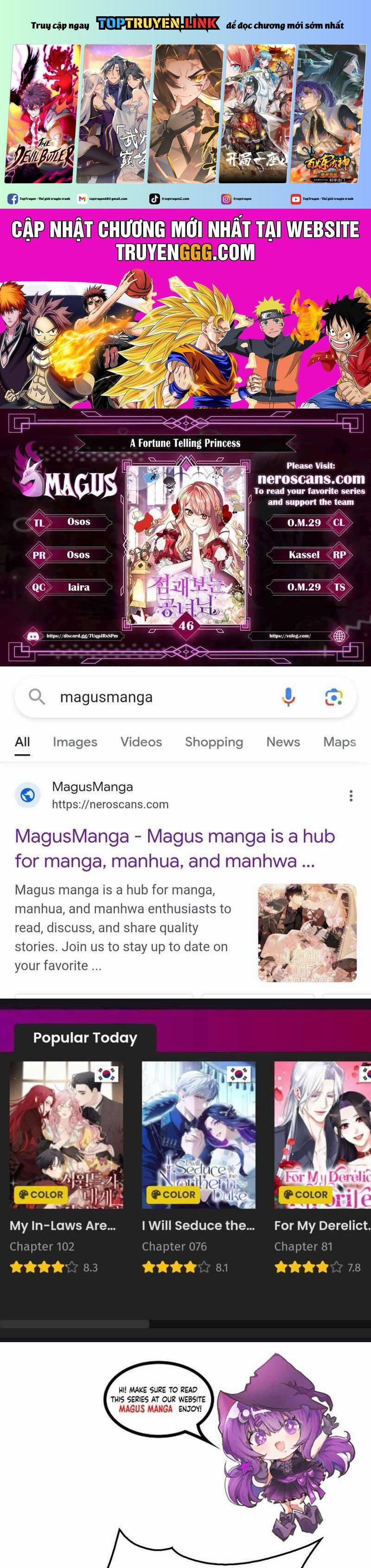 Nàng Công Chúa Tiên Tri 47 trang 0