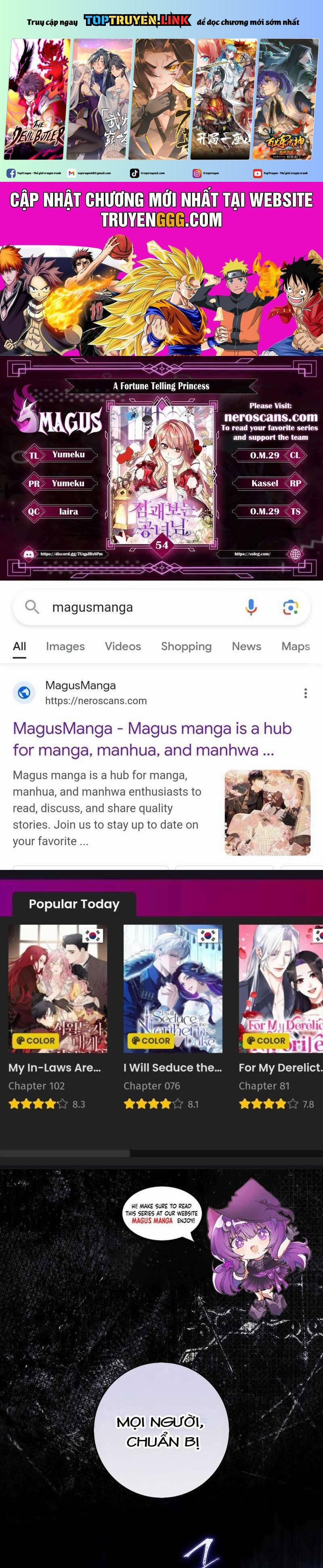 Nàng Công Chúa Tiên Tri 54 trang 0