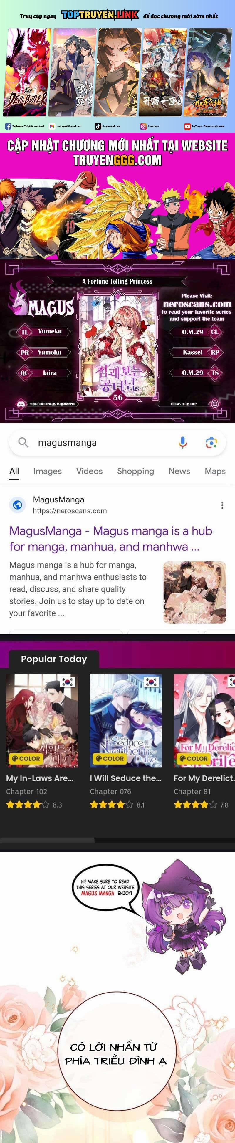 Nàng Công Chúa Tiên Tri 56 trang 0