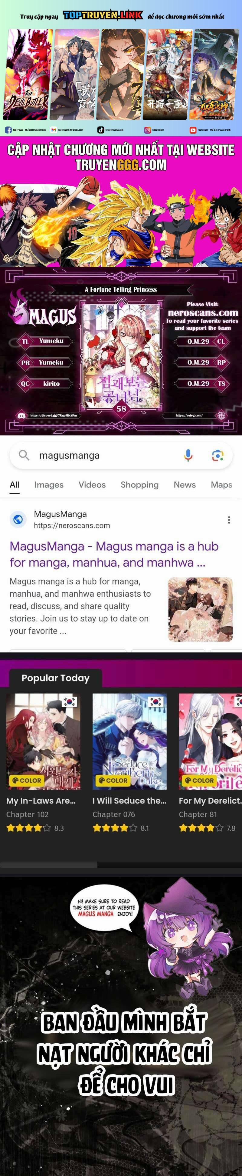 Nàng Công Chúa Tiên Tri 58 trang 0