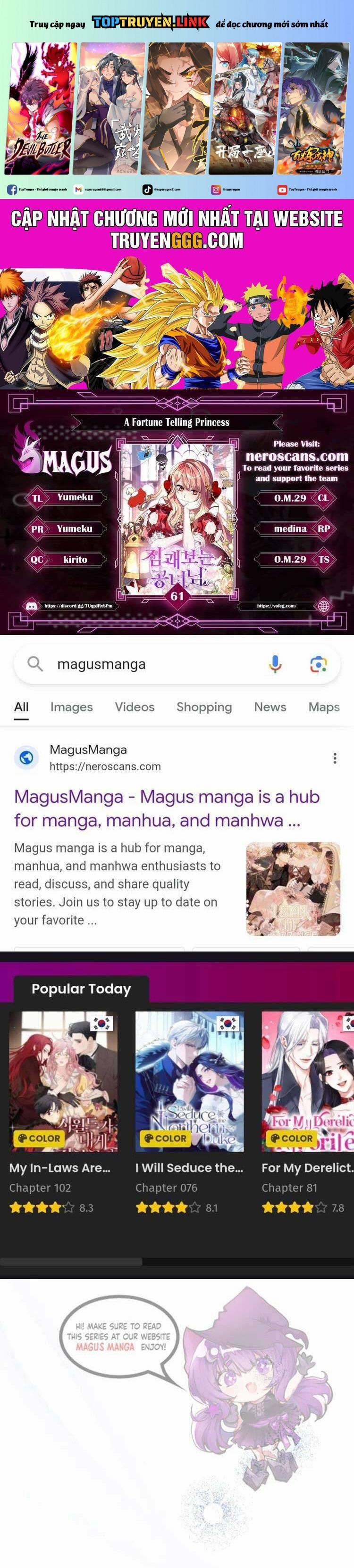 Nàng Công Chúa Tiên Tri 61 trang 0