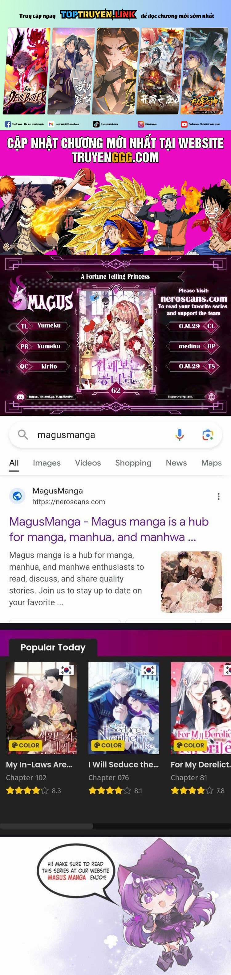 Nàng Công Chúa Tiên Tri 62 trang 0