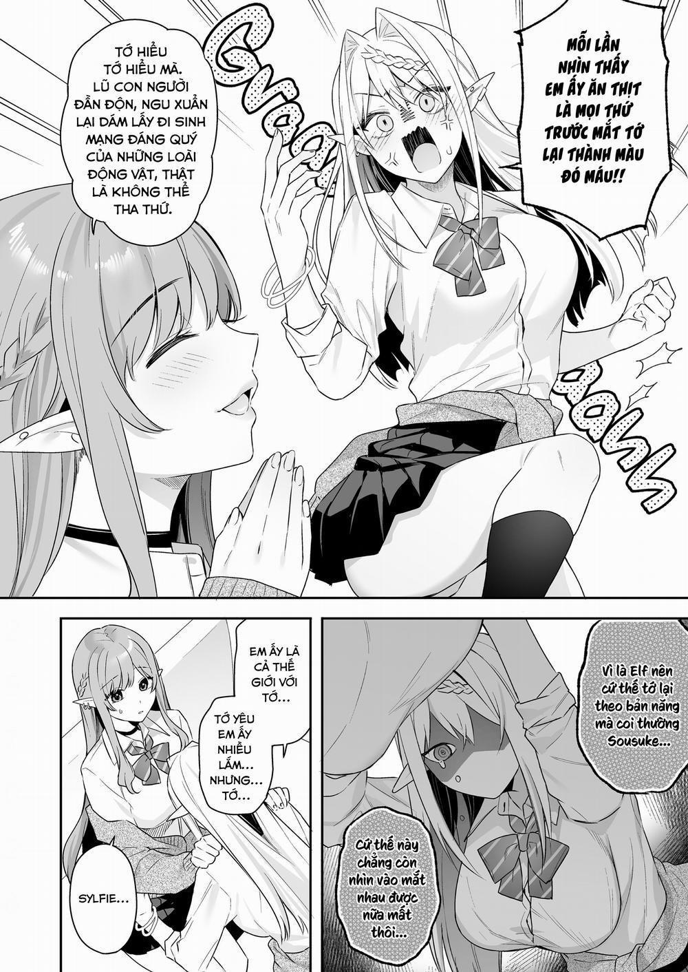 Nàng Elf ăn chay (nhưng lại) thèm thịt! Oneshot trang 9
