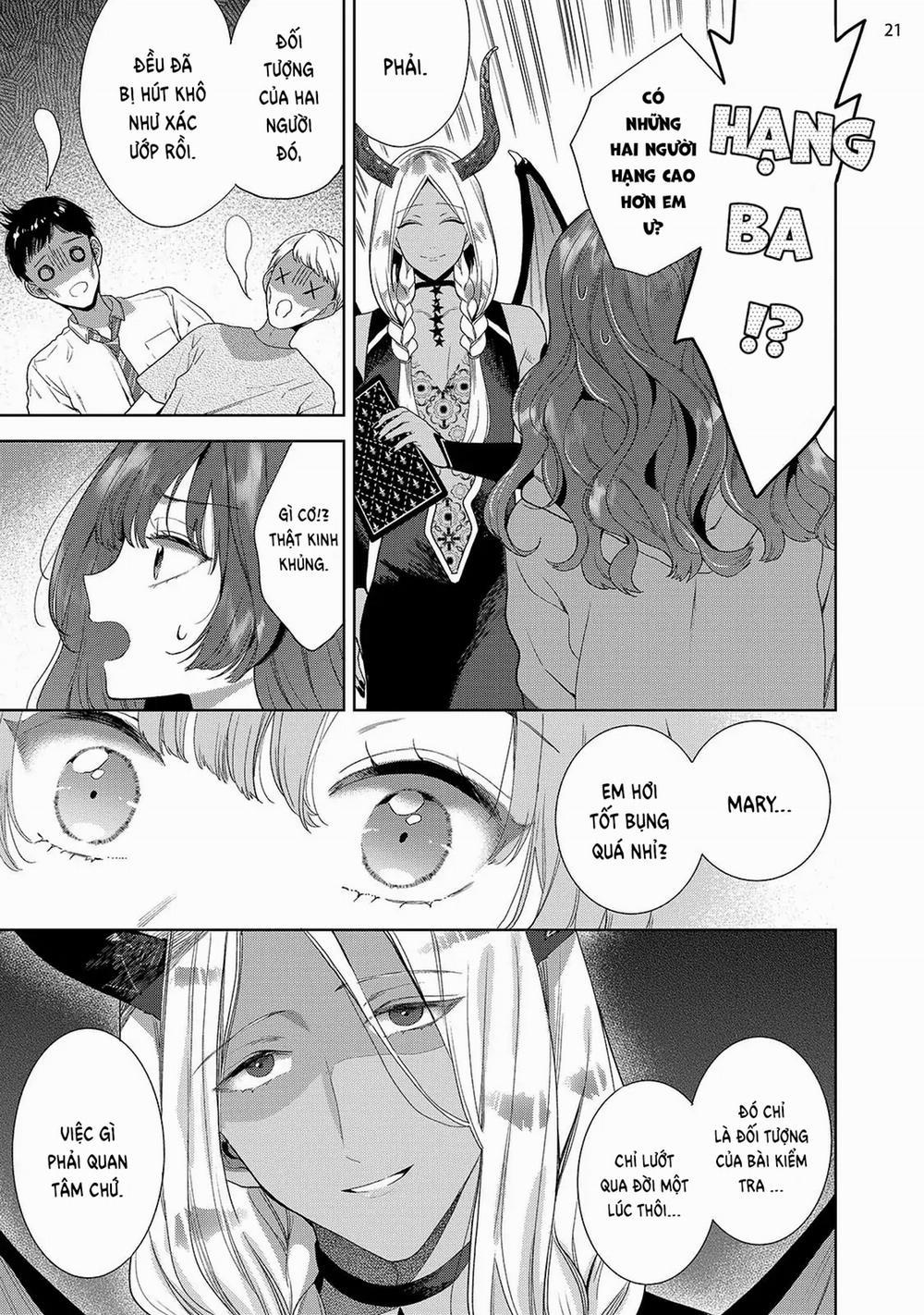 Nàng Succubus Đầy Tự Tin Nhưng Mục Tiêu Của Cô Ấy Lại Bất Lực 0 Thứ hạng của cô trong bài kiểm tra là!!! trang 23